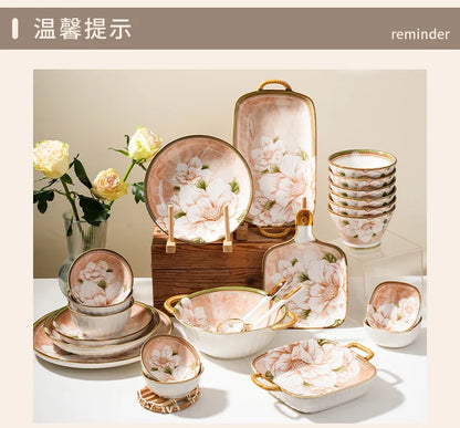 High-quality Ceramic Spoons Wholesale Combinations Household Gift Tableware Sets