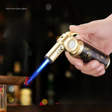 JOBON Metal Windproof Cigar Lighter Camping Kitchen BBQ Baking Tool Welding Gun Turbine Torch Lighters smoke accesoires
