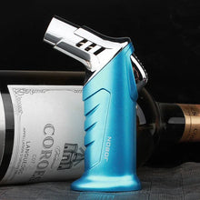JOBON-Portable Cigar Lighter, Blue Flame, Direct Injection, High-end Cocktail Smoke Lighter, Home Outdoor Airbrush Men's Gadget