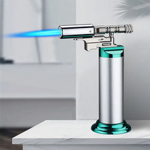 Spray Gun Inflatable Lighter Strong Blue Flame Adjustable Flame Size 360° Inverted Use Outdoor Home Use Gadgets