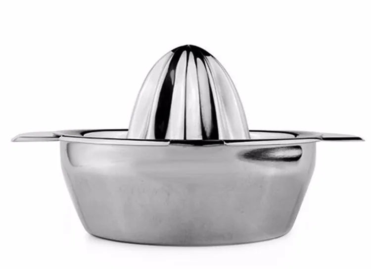 LMETJMA Stainless Steel Lemon Squeezer Manual Juicer For Orange Lemon Squeezer Reamers Fruit Vegetable Squeezer Cup Kitchen Tool