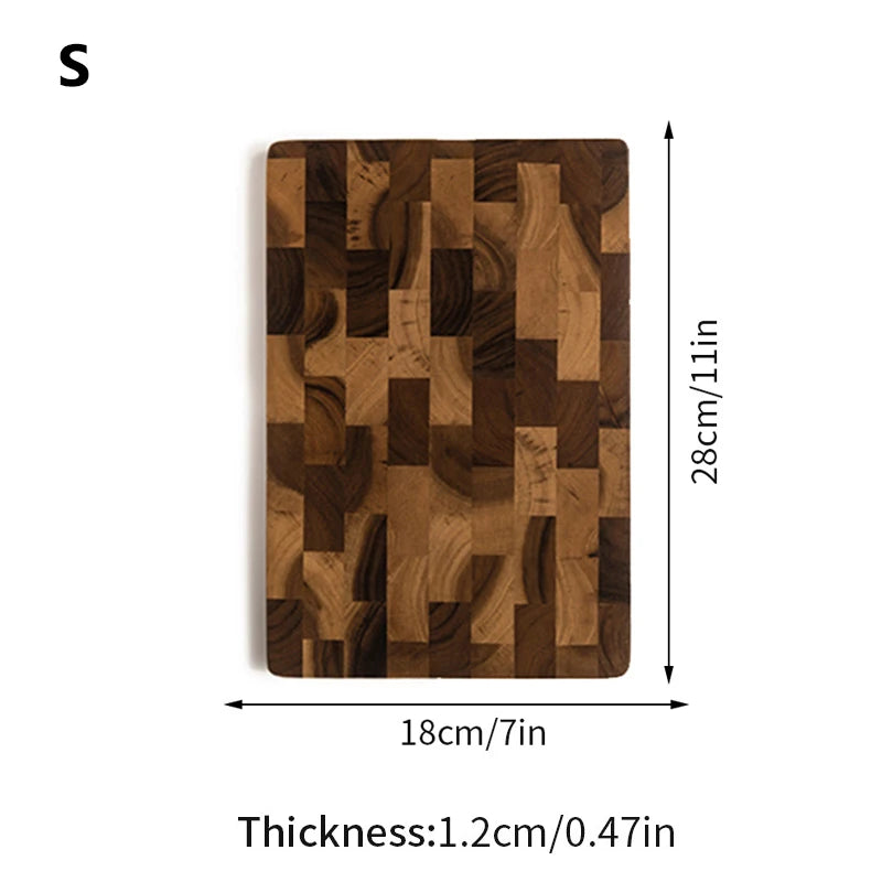 WXCOO Cutting Board Wood Kitchen Tools Double-sided Vegetable Chopping Board for Fruit and Vegetables Home Kitchen
