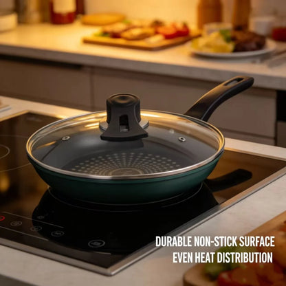 Crystal diamond upgrade non-stick frying pan frying pan supplementary food fried eggs lampblack gas stove induction cooker unive