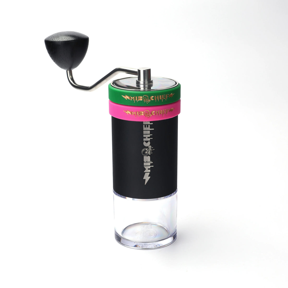 MisChief M40 Manual Coffee Grinder | High-Nitrogen Steel Burrs • 0.6kg • Precision Hand Grinder