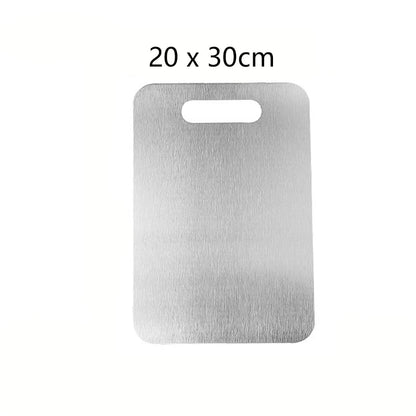 Titanium Cutting Stainless Boards for Kitchen Board 316 Steel Thickened Double Sided Food Grade Portable Fruit Meat Chopping