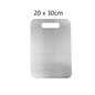 Titanium Cutting Stainless Boards for Kitchen Board 316 Steel Thickened Double Sided Food Grade Portable Fruit Meat Chopping
