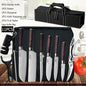 WXCOO Professional Chef Knife Damascus Japanese Stainless Steel Kitchen Boning Knives Set with Roll Canvas Bag