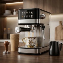20Bar Semi-Automatic Espresso Machine with Steam Milk Frother - Compact for Home Use, Smart Temperature Control, Home Coffee Mak