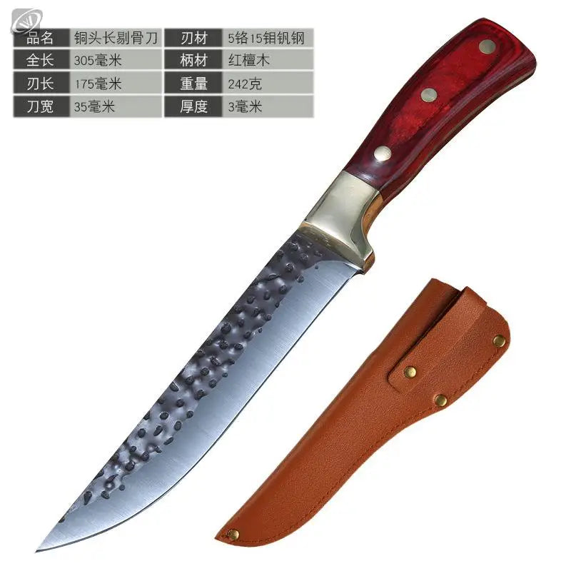 Forged Boning Knife Original Design block chef cooking 3 pieces stainless steel kitchen knives kitchen knife set for kitchen