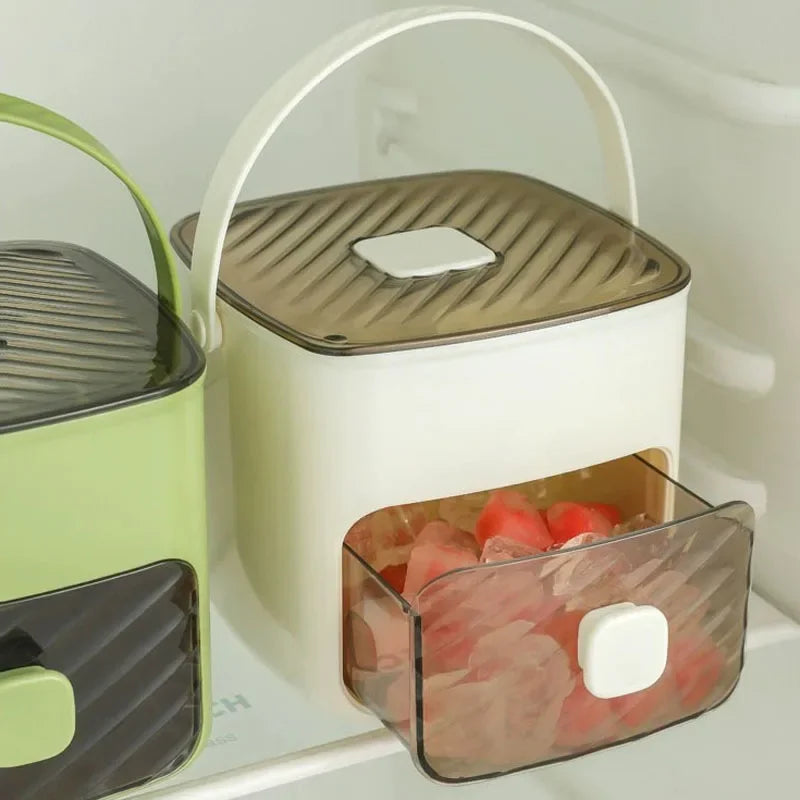 48 Grid Ice Cube Mold Reusable Refrigerator Ice Maker One-touch Easy Release Homemade Ice Cube Tray Mold Home Ice Making Tool