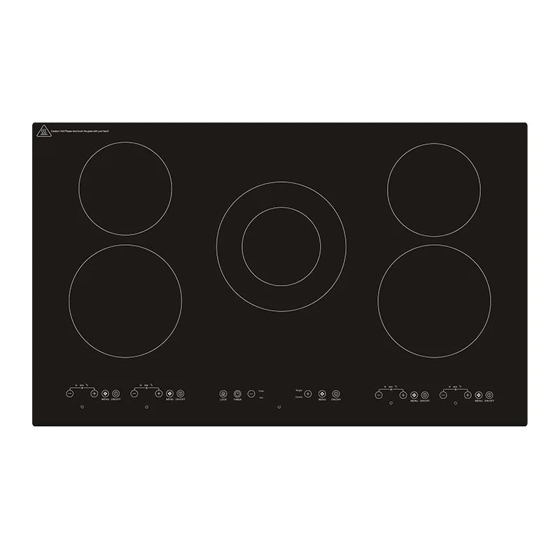 Fast Heating 5 Burner Freestanding Electric Stove Restaurant Household-Use High Power Commercial Induction Cooktop Sensor Touch