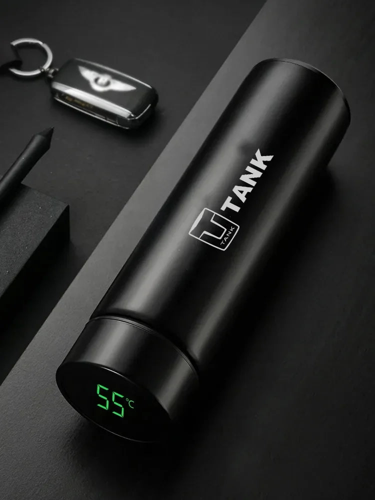 Car 500ml Intelligent Temperature Display Insulating Cup For Tank Great Wall Tank 300 Tank 400 Tank 500 Tank 700 2022 2023 2024