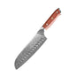 1/3PCS Kitchen Knife Sets Japanese Forged Damascus Steel Chef Santoku Knives Stainless Steel Rosewood Handle