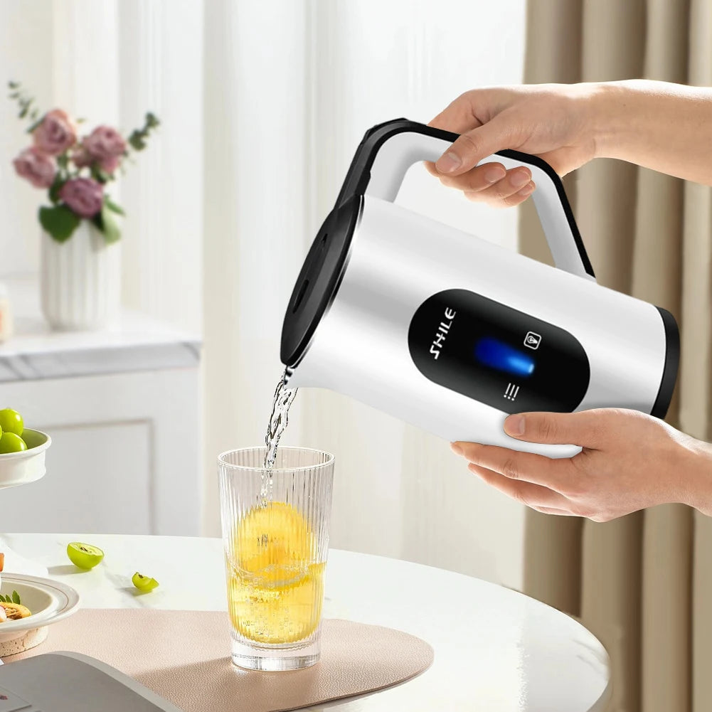 2.2L Stainless Steel Electric Digital Display Large Tea Kettle Auto-Shutoff Hot Water Boiler 1500W Fast Boil Home Kitchen Tools