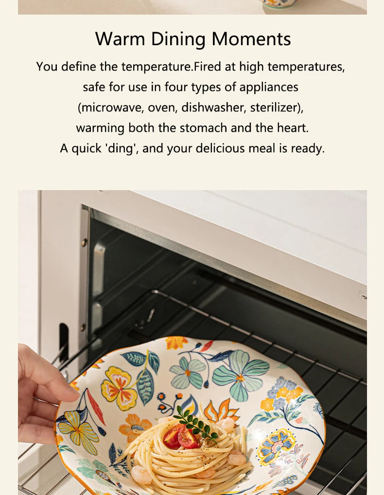 Dishes set modern dinner dish set ceramic luxury serving table set chinese travel kit noble modern classic bowl set