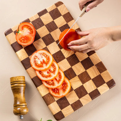 WXCOO Cutting Board Solid Wood Household Tray Mosaic Cutting Boards Wooden Cutting Board Mosaic Chopping Blocks Kitchenware
