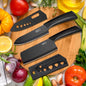 WXCOO Kitchen Knife Chef Meat Cleaver Boning Household Chopper Knife with Cover Stainless Steel Fruit Knife Vegetable Slicing