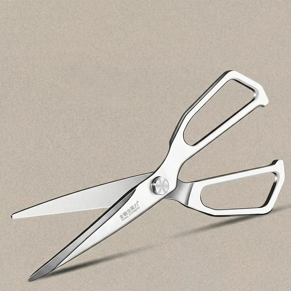 Extended Heavy-Duty Poultry Bone Scissors, High Hardness Stainless Steel, Household Bone Cutting for Chicken Duck Goose C2612