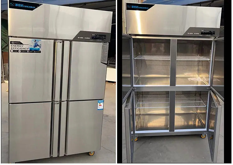 Rebirth Large 500 L 1000 L 1500 L 6 Doors 4 Door Commercial Kitchen Equipment Fridge Refrigerator