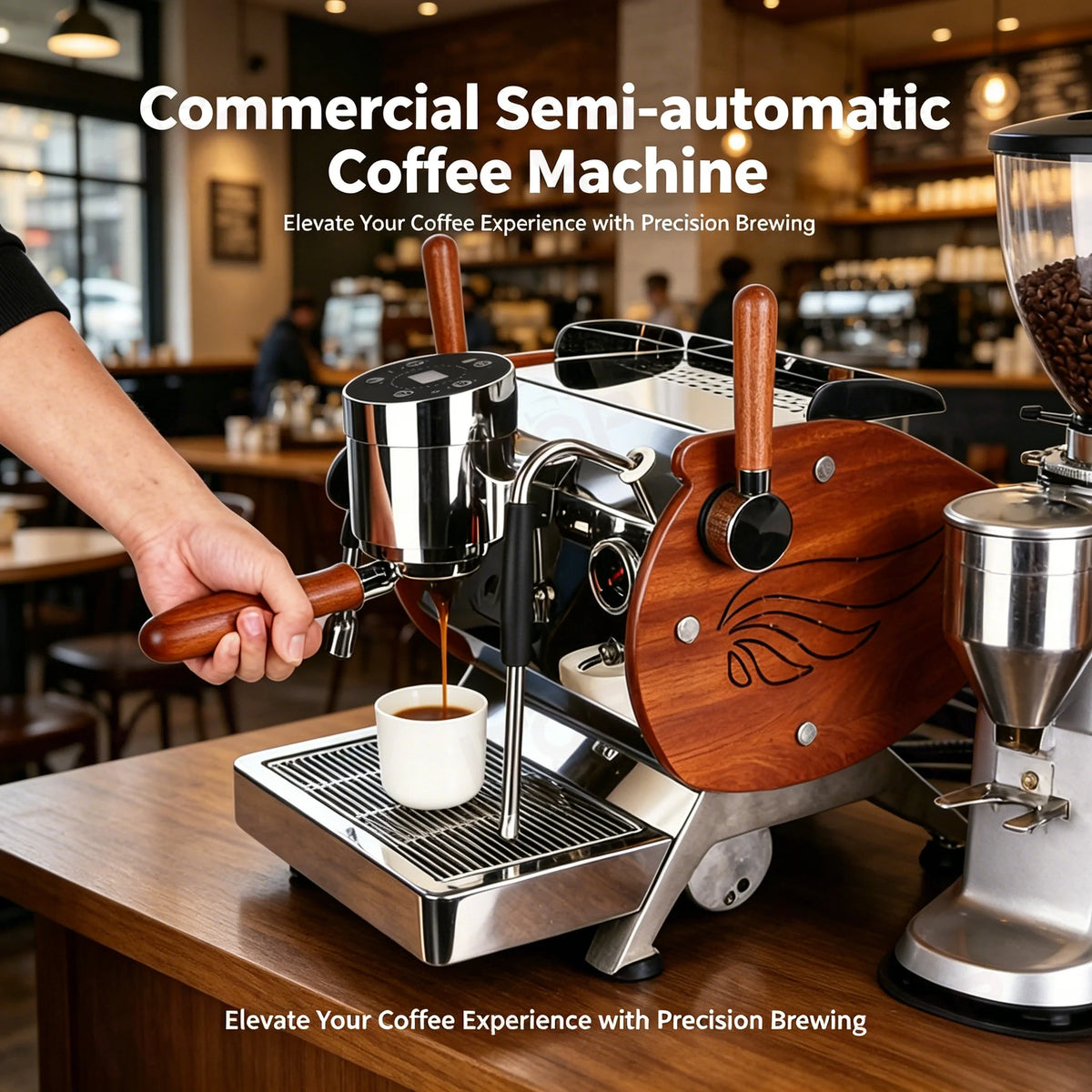 Hot Selling Semi-automatic Espresso Coffee Maker Machine Cafetera De Expreso Factory Wholesale Price