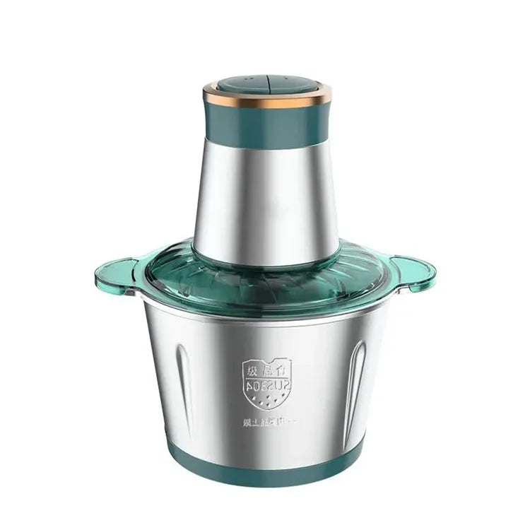 2L 304 Stainless Steel Electric Chopper Meat Grinder Mincer Food Processor Slicer Vegetable food chopper meat slicer machine