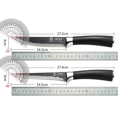 1/2-piece Kitchen Knife Set Japanese Stainless Steel Kitchen Knives With Nonslip Handles Sharp For Meat Cutting And Bone Removal