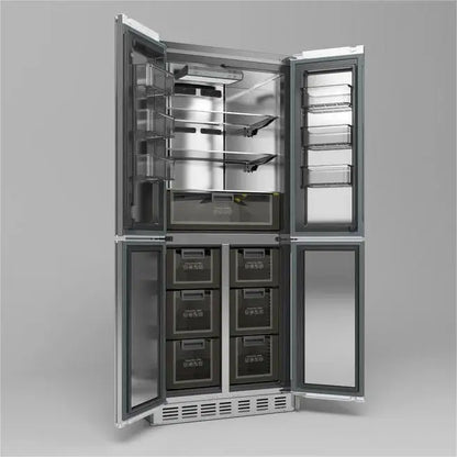 2025 BCD-355WQB Best-Selling Built-In Refrigerator-Freezer - 355L Home Appliance with Premium Cooling Performance