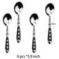 Classic Elegant Stainless Steel Cutlery Set Fork Spoon Knife Full  Dinning Fork Steak Knife Teaspoon Creative Dinnerware Set