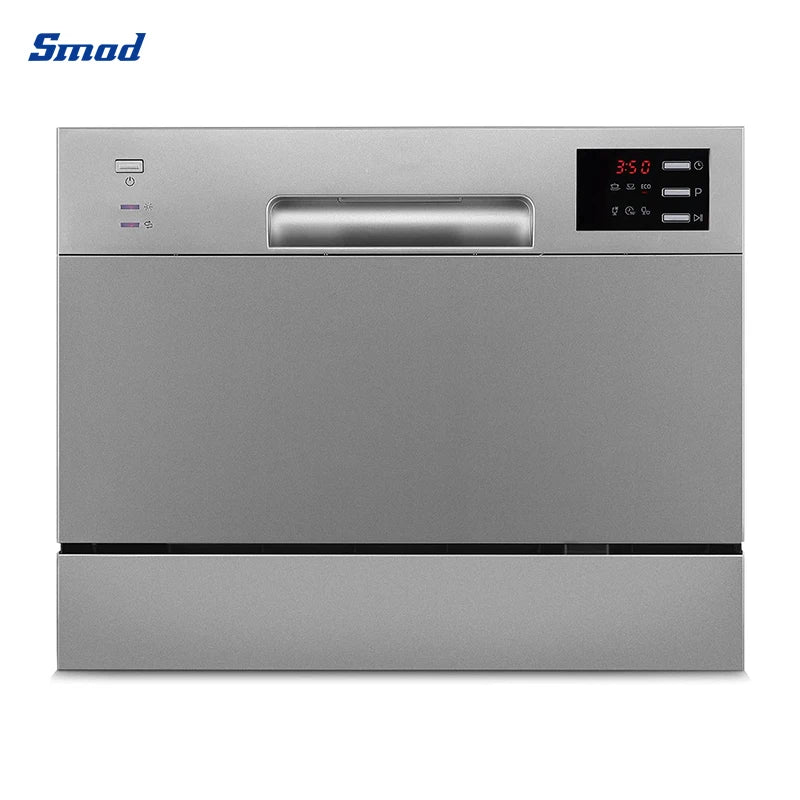 6 Place Settings Dishwashing Mini Portable Countertop Dish Washers Dishwasher Machine