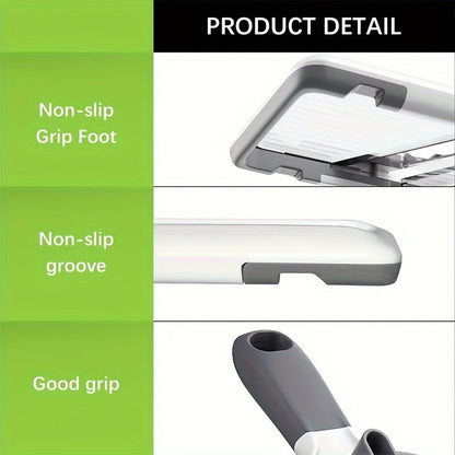 Handheld Vegetable Slicer with Adjustable Stainless Steel Blade Vegetable Fruit Cutter for Potatoes Lemons Kitchen Gadget