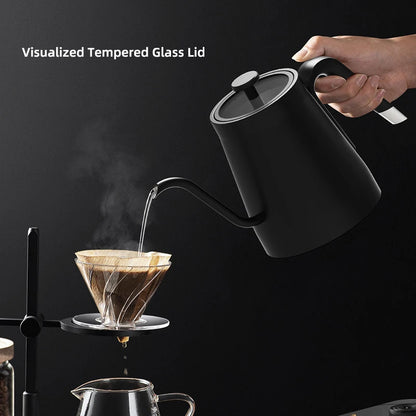 110V/220V Electric Kettle Gooseneck Jug Hand brew Coffee Pot Thermo Pot Temperature-Control Heating Water Bottle Smart Teapot