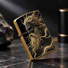 Nordic Myth Star God Themed Portable Lighter, Black Gold Myth Art Style Trendy Creative Item, Practical Accessory For Daily Outings, Suitable For Multiple Scenarios, Exquisite Texture Ideal Gift, Unique Atmospheric Stylish Sm