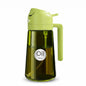 16oz Oil Dispenser Bottle for Kitchen, 2 in 1 Olive Oil Dispenser and Oil Sprayer, 470ml Olive Oil Spray Bottle for Cooking
