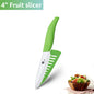Ceramic Knives Set Kitchen knives 3 4 5 6 inch Chef knife +peeler with holder white zirconia blade Multi-color Handle