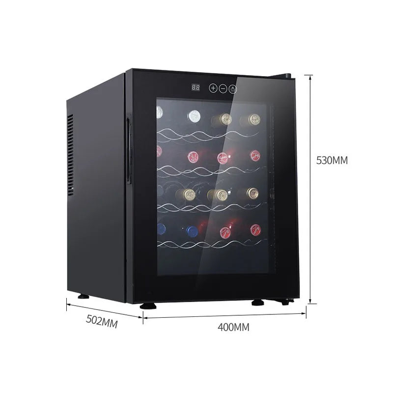 Electric Wine Cooler Refrigerator 46L 20 Bottles Wine Cabinet Fridge Freestanding