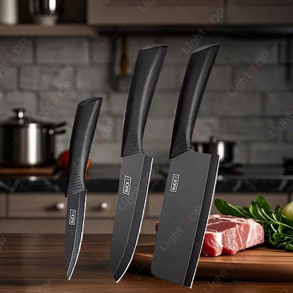 WXCOO Kitchen Knife Chef Meat Cleaver Boning Household Chopper Knife with Cover Stainless Steel Fruit Knife Vegetable Slicing