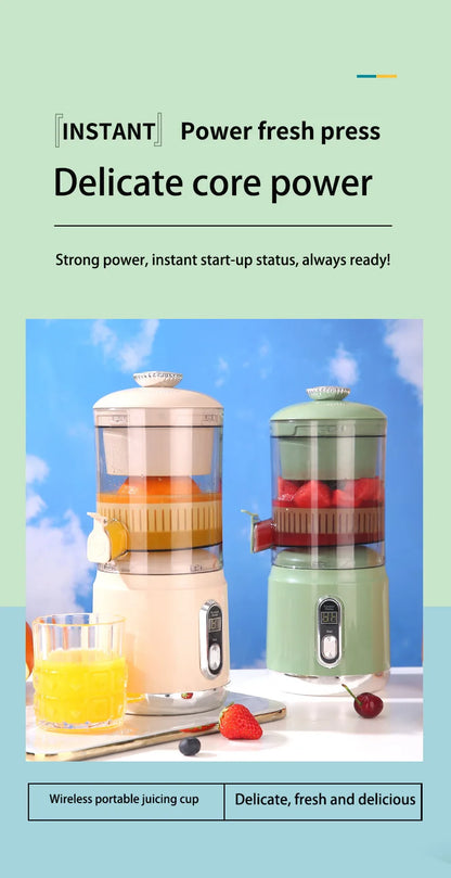 Extractor Fully Automatic Fruit Household Juicer Portable Juice Machine Residue Separation Bidirectional Spiral Fruit Juicer Cup