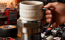 Spark Plug Coffee Cup Ceramic Car Themed Mug for Mechanics Garage Enthusiasts Creative Gift