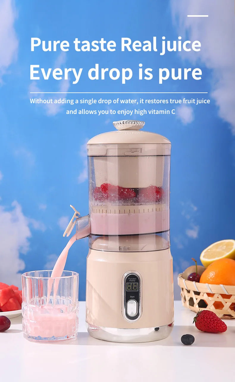 Extractor Fully Automatic Fruit Household Juicer Portable Juice Machine Residue Separation Bidirectional Spiral Fruit Juicer Cup