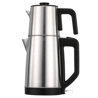 Electric Kettle Turkish Tea Maker Cooker Stainless Steel Double Pot Kettle Infuser Keep Warm Function 220V EU Plug