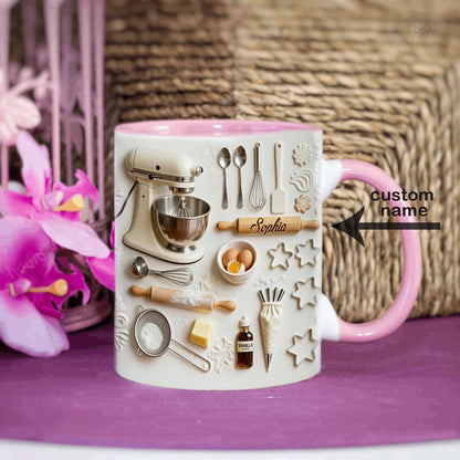 Custom Chef Name Coffee Mug - Unique Present for Baking Professionals & Pastry Artists
