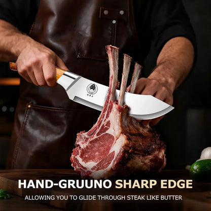 Meat cleaver Premium Stainless steel Kitchen knife Butcher's Special Boning knife Utility Cooking knives with knife set