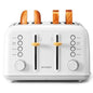 DT620 Toaster Extra Wide Slots Retro with High Lift Lever Bagel and Muffin Function Removal Crumb Tray 7-Shade Settings