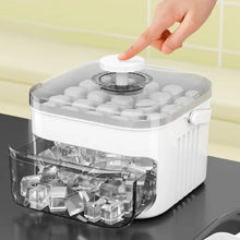 50 Grids Press Type Ice Cube Mold Double-layer Ice Cube Tray with Lid Reusable Ice Box Ice Making Tools Ice Storage Ice Machine