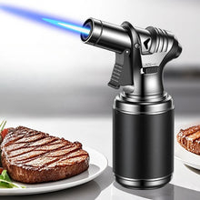 Large-capacity Air Chamber Handheld High-temperature Spray Gun, Inflatable Windproof Lighter, Cigar Barbecue Baking Igniter