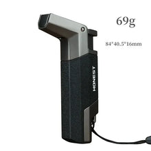 New Metal Cigar Lighter Windproof Flame Turbo Lighter Welding Torch Butane Gas Cigar Lighters Gift Spray Gun Kitchen Outdoor BBQ