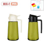 1-4PCS 2-in-1 Olive Oil Dispenser Bottle with Spray and Pour Function Glass Oil Sprayer for Kitchen Cooking BBQ Salad Baking