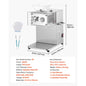 SucceBuy Meat Cutting Machine 850 W Commercial Slicer 5 mm Stainless Steel Blade Shredder for Boneless Meat Vegetables Kitchen
