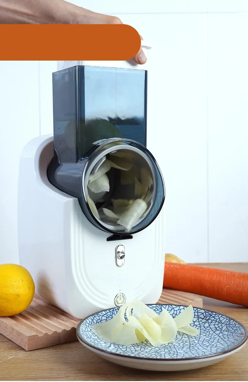 Household Multi-function Vegetable Cutter 1PC Kitchen Electric Vegetable Cutter Vegetable Slicer Shredder Automatic
