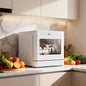 Automatic Energy-Efficient Household Dishwasher with Plastic Countertop Drawer Stylish Design
